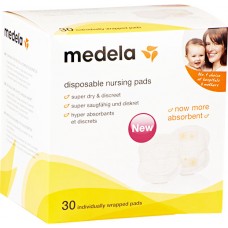 MEDELA / МЕДЕЛА Одноразові прокладки (Disposable Nursing Pads) NEW, 30шт.